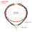 Versatile Stacking Necklace Natural Stones-Color powder 4