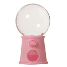 Portable Candy Dispenser For Kids, Designer Treat Containers With Smooth Rounded Edges Transparent Mini Gumball Machine Acrylic Material Easy To Use (