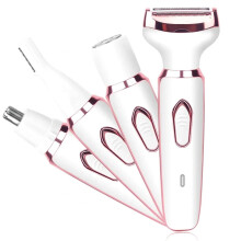4 in 1 Rechargeable Painless Epilator Hair Removal Device for Women Face Leg Armpit Bikini Shaver