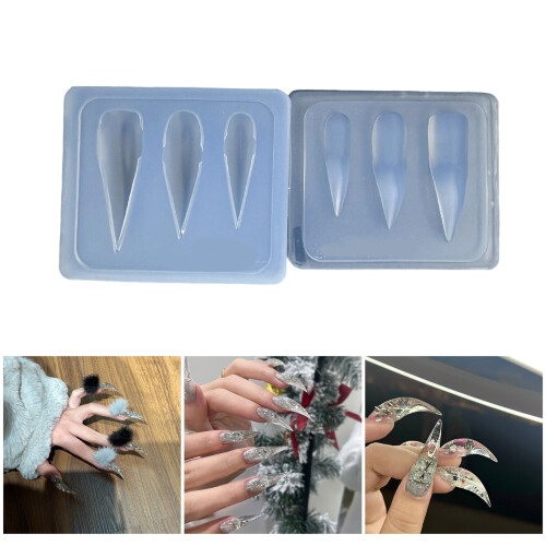 Nail Stamping Templates Dragon Claw Shape Nail Carving Mold for 1