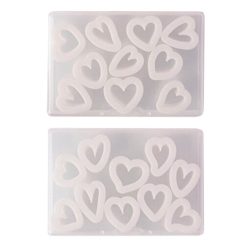 Coeur pâte à modeler boucle d'oreille moule Cutter ménage-B 1