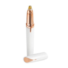 Eyebrow Trimmer USB Rechargeable Painless Hair Removal Electric Epilator for Women Rose Red