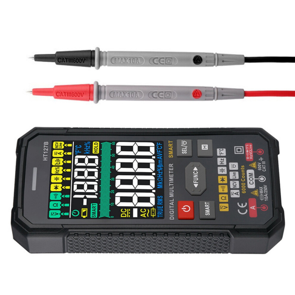 High Precise Digital Multimeter With Automatic Ranges-Ht127b 7696001138373