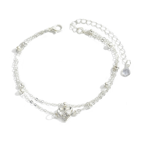Comfortable Wear Adjustable Alloy Anklet for Women-2903