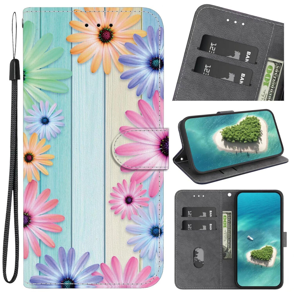 Wallet Case Leather Flip Cover Shockproof Magnetic Closure Sunflower Kickstand For Xiaomi Redmi 14C 9001264751098