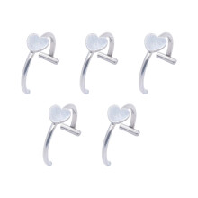 Fashionable Clip On Lip Jewelry Comfortable Wear Stainless-Love