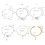 Multipurpose Double Layer Women's Anklet Alloy With-2900 4