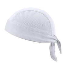 Breathable Mesh Running Cap Elastic Bandana Hats Unisex-White