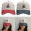 Color Block Baseball Cap Embroidery Christmas Tree Hat for-Red 3