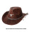 Flexible Modern Themed Broad Brims Hat Lightweight PU-Black 4