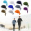 Breathable Mesh Running Cap Elastic Bandana Hats Unisex-White 3