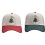 Color Block Baseball Cap Embroidery Christmas Tree Hat for-Red 2
