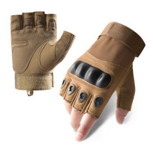 Breathable Biking Gloves Shock Absorbing-Z903 sand color L