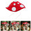 Adjustable Strap Mushroom Costume Hat-Purple mushroom hat 3