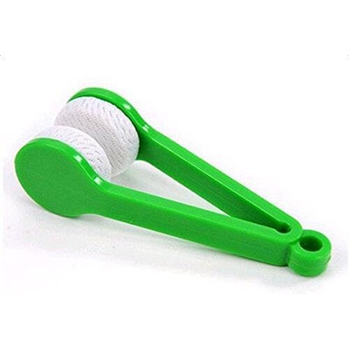 5 Pcs Mini Glasses Cleaning Tool with Microfiber Brush for Quick Scratch Lens Care, Random Colors 2
