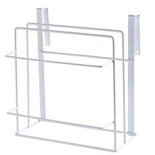 Kitchen Chopping Board Shelf Rack Stainless Steel Towel Holder Bracket for Cabinet Organization and Space Saving