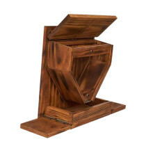 Squirrel Feeder Outdoor Wooden Picnic Table for Backyard Wall Mounted Weather Resistant Feeding Station