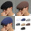 Modern Mesh Beret Hat Moisture Wicking Polyester-Dark Grey 3
