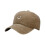 Unisex Cotton Baseball Cap Delicate Look Adjustable Hat-Khaki 1