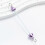 Bead Keychain Craft Set Plastic Lobster Clasp Fashion-Silver 6