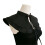False Collar Layered Neck Ruffle Accessory For Gothic-Black 6