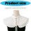 False Collar Layered Neck Ruffle Accessory For Gothic-Black 4