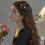 Denims And Studs Embellished Gothic Style Top Hat Hair-brown 3