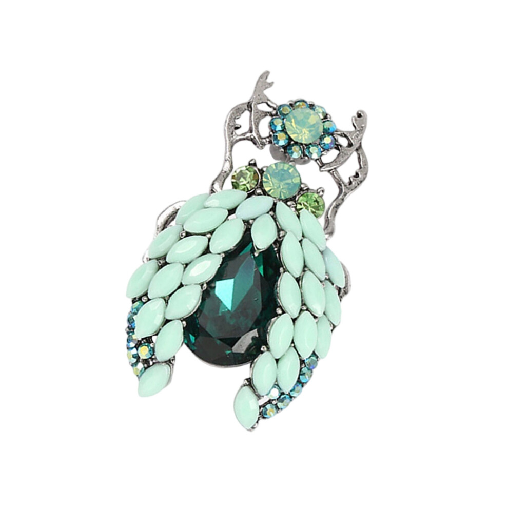Elegant Insect Brooch Glittering Crystal Jewelry For-Bee style