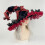 Breathable Elastic Witch Hat Halloween Cosplay Headgear for-Red 5