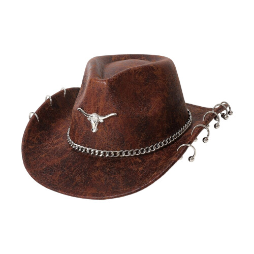 Traditional Modern Design Hat Practical Water-Dark brown