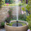 Solar Bird Bath Fountain Pump with Efficient Solar Power, Multiple Spray Patterns, Black, 6.3in 3