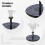 Solar Bird Bath Fountain Pump with Efficient Solar Power, Multiple Spray Patterns, Black, 6.3in 5