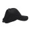 Ponytail Friendly Sport Headwear Soft Cotton Fabric for-Black 1
