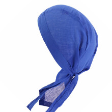 Kitchen Kerchief Hat Sweat Resistant Chefs Caps With-s apphire