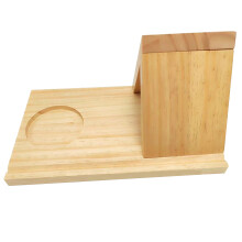 Supporto per libri in legno con poggiapagine regolabile, elegante supporto per libri, leggio multifunzionale in legno per scrivania e comodino,