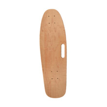 Skateboard Deck Longboard Surfing Land Accessories Equipment Professional Practical DIY Painting Wooden Skateboard Deck Double Tail 24 in