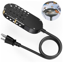 Bird Bath Deicer 200W Thermostatic Control Outdoor DieCast Aluminum Pond Heater for Winter