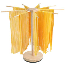 Pasta Dryer Stand with 9 Removable Arms, Rotating Base, Foldable