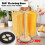 Pasta Dryer Stand with 9 Removable Arms, Rotating Base, Foldable 2
