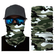 Kestävä mikrokuituinen kaulahuivi, 3D-taikakuvioinen bandana, UV-suoja, kosteutta siirtävä, monipuoliset käyttövaihtoehdot miehille ja
