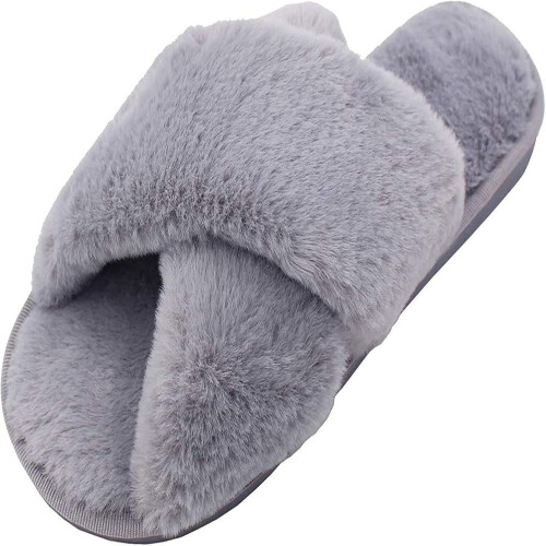 Άνετα slip-on παπούτσια για γυναίκες, πολυτελείς και ζεστές παντόφλες με βελούδινο