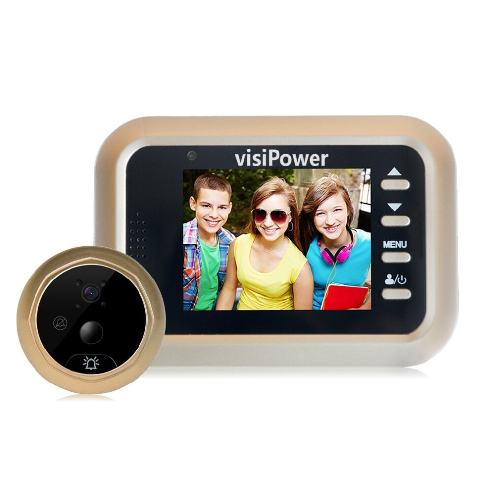 Video Doorbell With Motion Detection And 2.4 Inch Screen For Home Security And Visitor Monitoring 9001264754990