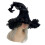 Elastic Adjustable Witch Hat Halloween Costume Accessory-Black 1