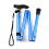 Lightweight Walking Cane for Elderly and Active Users, Portable Folding Stick with Ergonomic Handle and Wrist Strap, Adjustable Height Support Cane wi 6