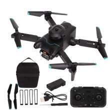 Drone radiocommandé avec caméra HD, quadricoptère pliable et étui de transport, diffusion vidéo en direct, contrôle gestuel, transmission FPV,