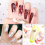 Συλλογή DIY Nail Art, Χριστουγεννιάτικα αυτοκόλλητα νυχιών με ανάγλυφα αυτοκόλλητα 5D 5