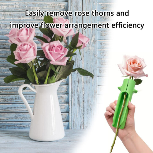 Outil ergonomique de décapage de feuilles d'épine de Rose-Jaune 2