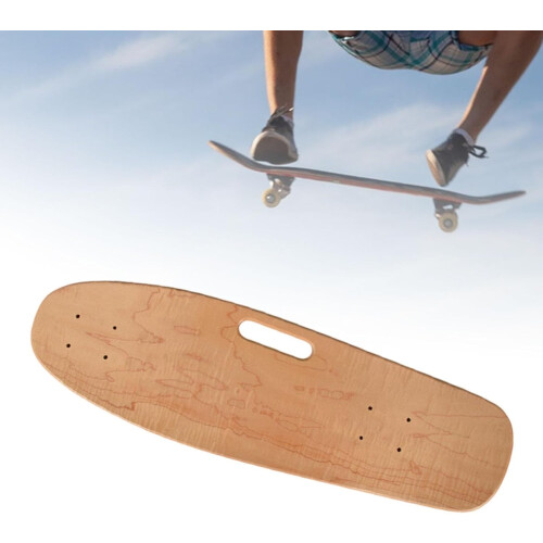 Empty Skateboard Deck Double Tail Equipment Beginners Double Rocker Board Surfboard Accessories Replacement Longboard 26 in 2