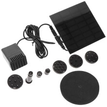 Solar Fountain Pump for Garden Bird Bath with Sprayer Heads, Solar Powered Pond Water Pump