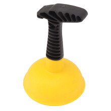 Mini Toilet Plunger with Non Slip Handle for Small Bathroom Sink and Bathtub Drains, 2 Pack